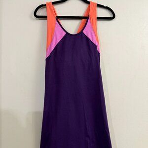 Title Nine Diamalete Athletic Dress Stretch Tennis Pickleball Golf Size L Purple